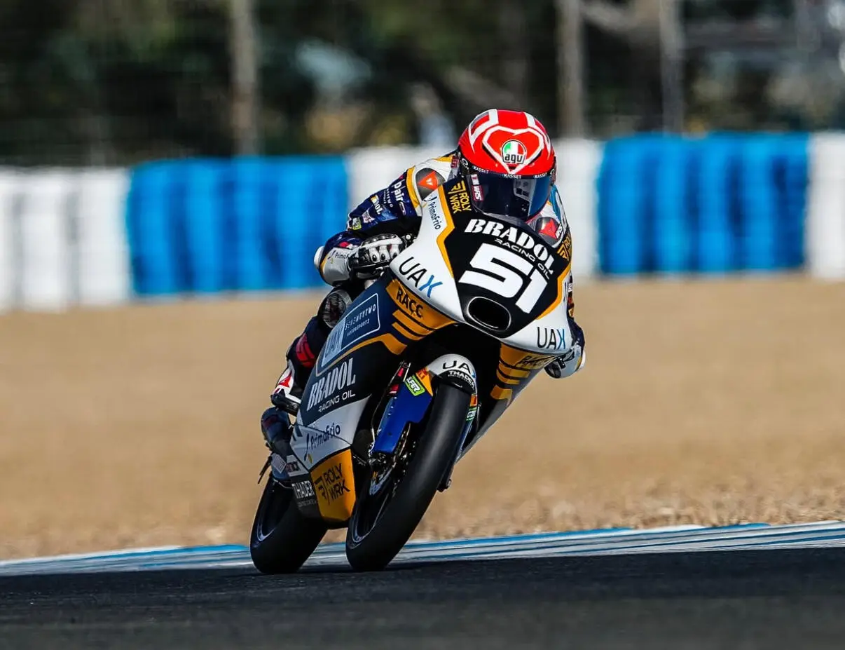 Brian Uriarte, attualmente dominatore del FIM JuniorGP