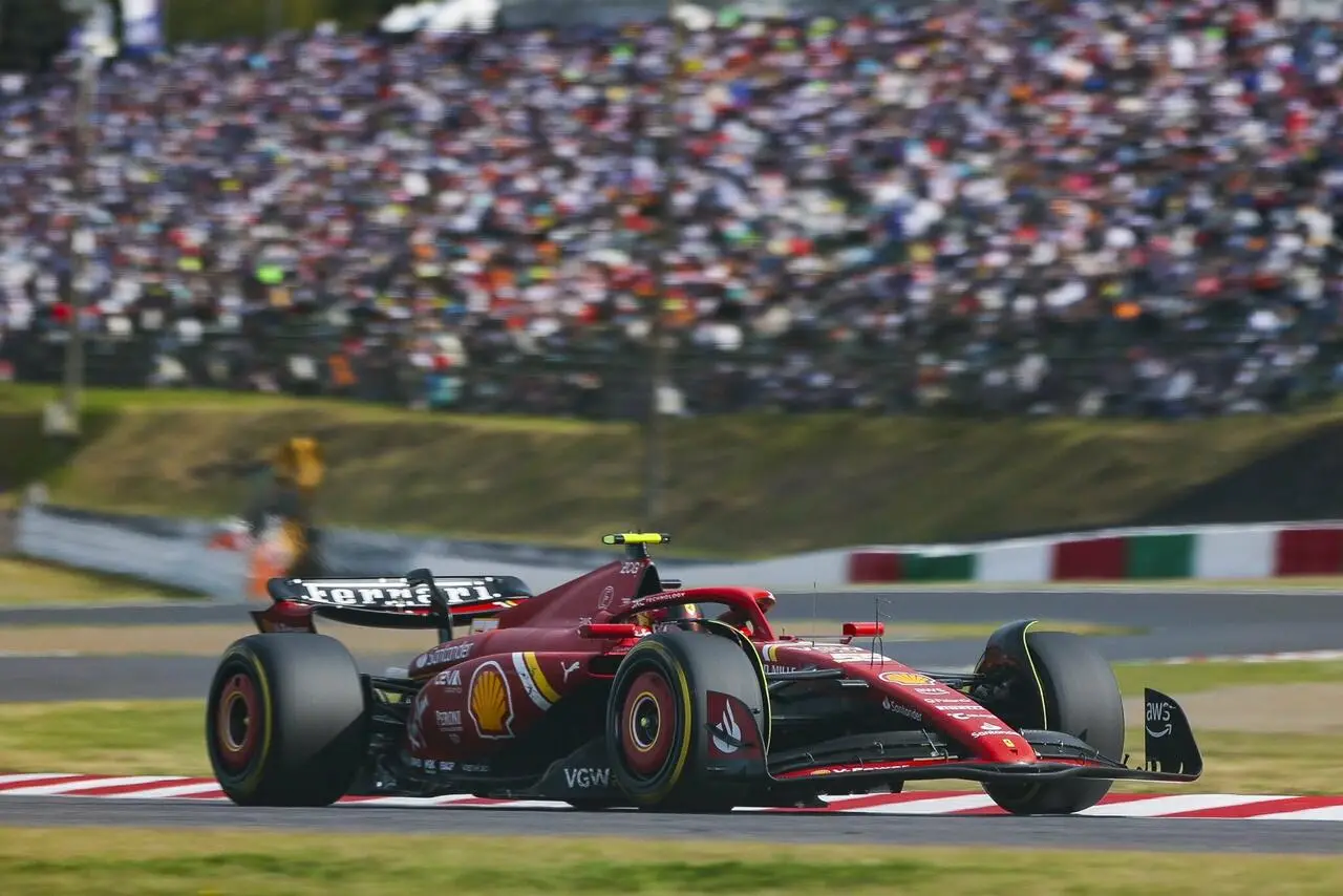 Carlos Sainz, terzo a Suzuka. Credits: Ferrari Official X page