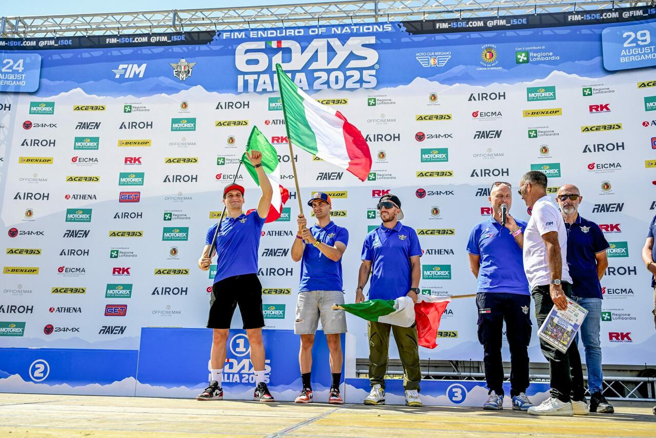 I tre piloti che faranno parte della spedizione Azzurra al Motocross delle Nazioni