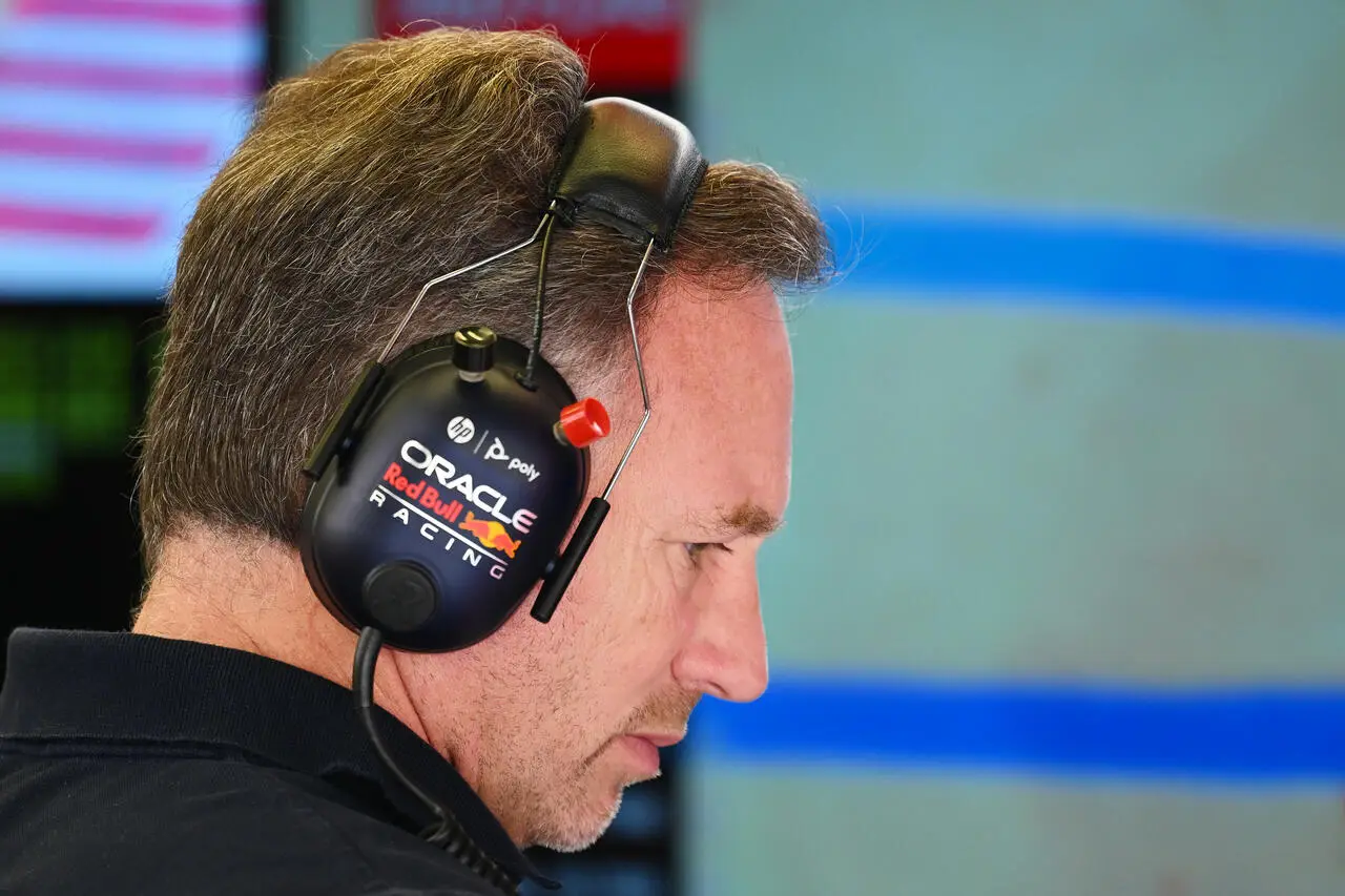 Christian Horner / Red Bull Racing - Credits: Red Bull Media Pool, Photo by Clive Mason/Getty Images (Asset ID: AAACTE5UIQRLMMSA00MV)