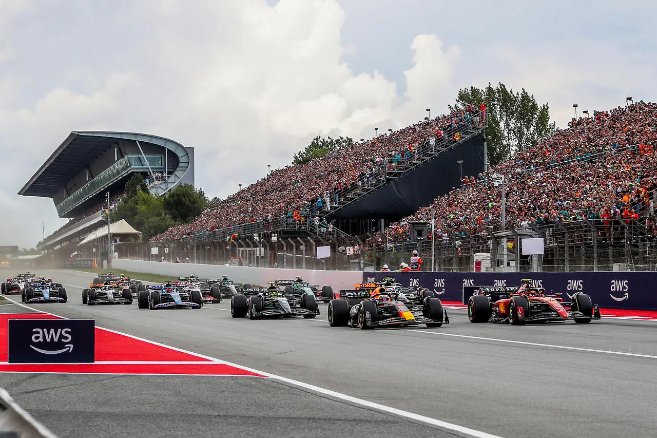 Lo start del GP di Spagna 2023