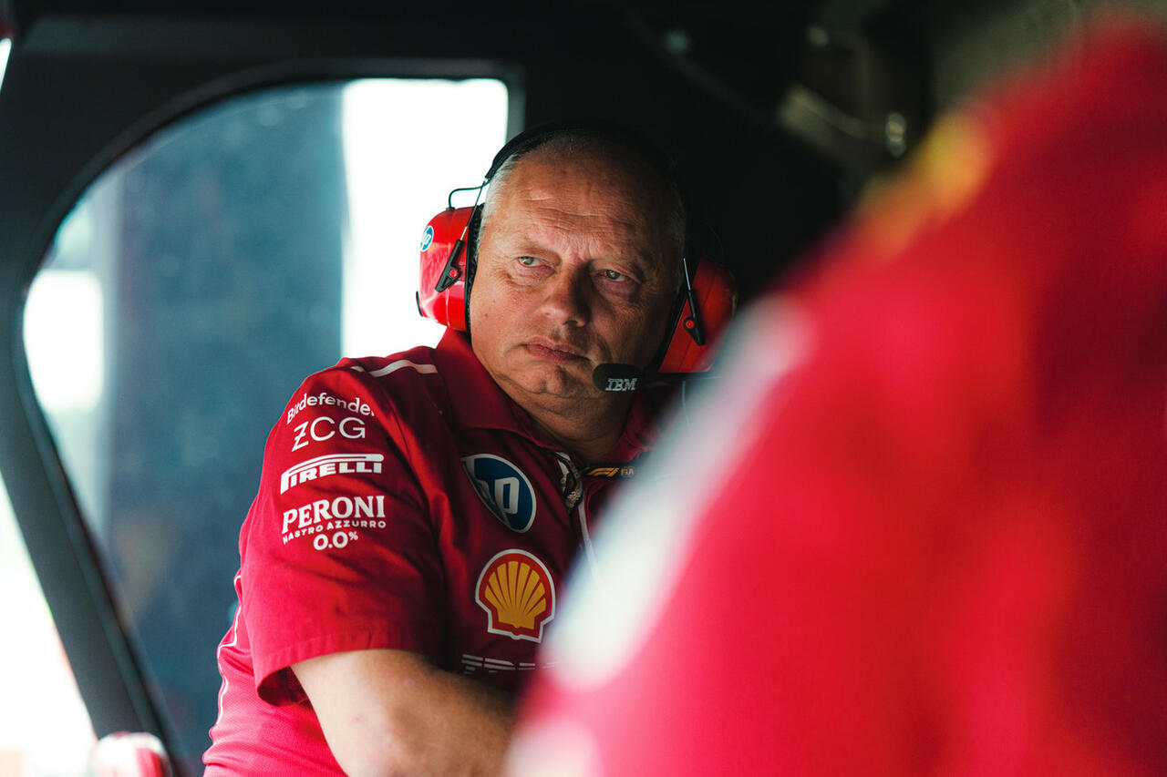 Fred Vasseur saldamente al comando del muretto di Maranello