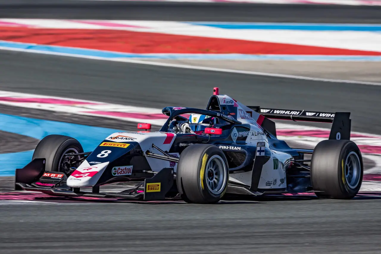 Tuuka Taponen, al comando nei test prestagionali della Formula Regional Europea. © FRECA