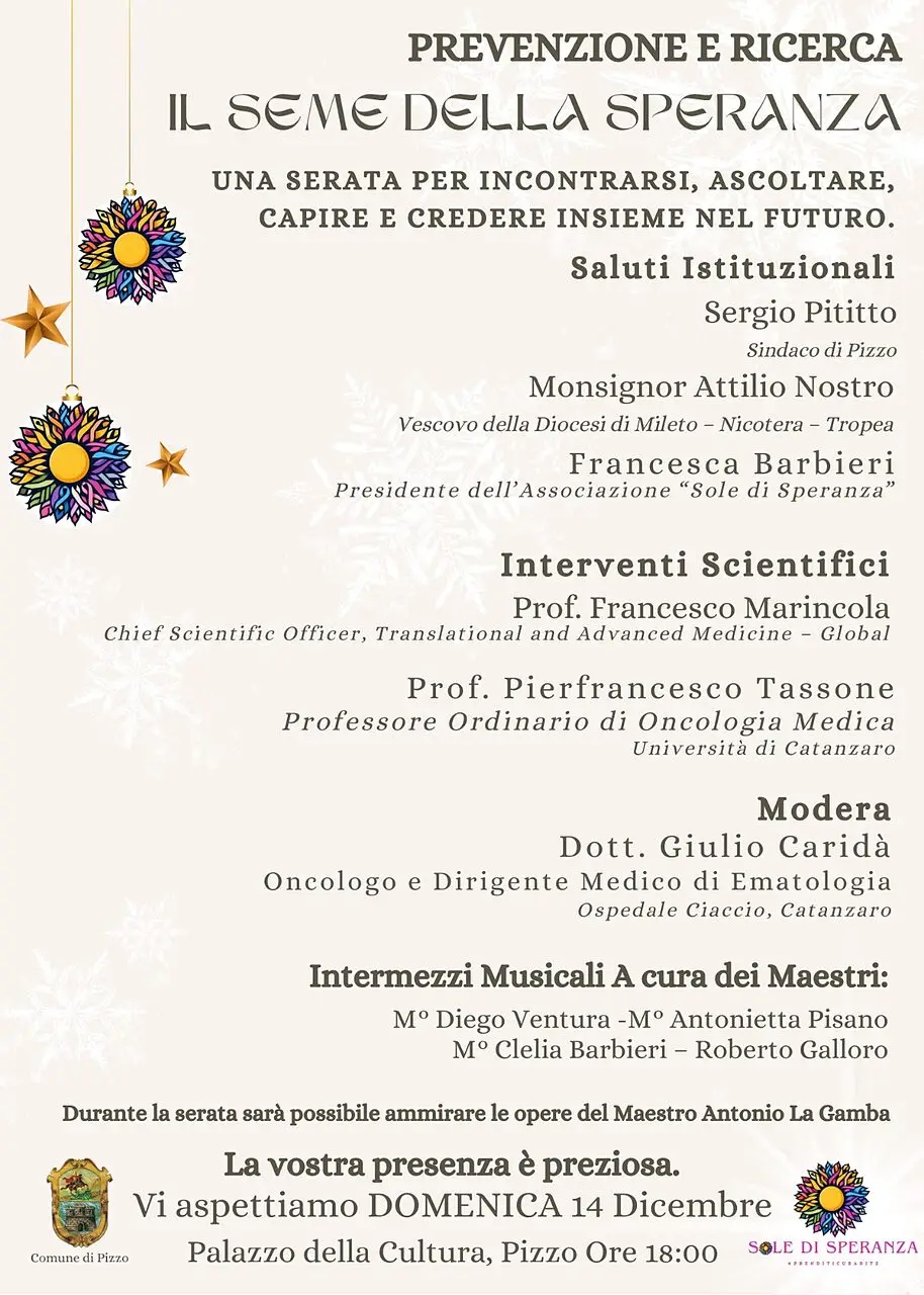 La locandina dell'evento