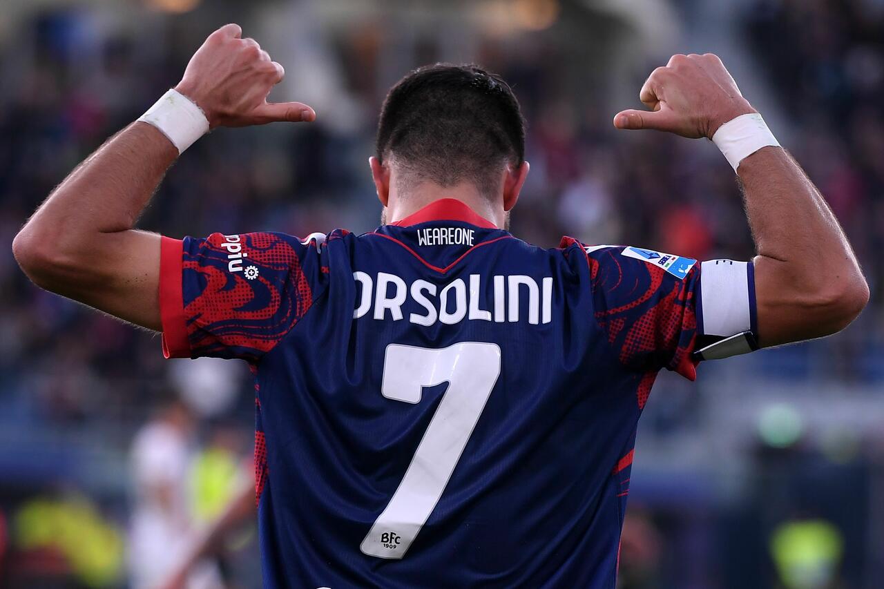Riccardo Orsolini (Photo by Alessandro Sabattini/Getty Images Via OneFootball)