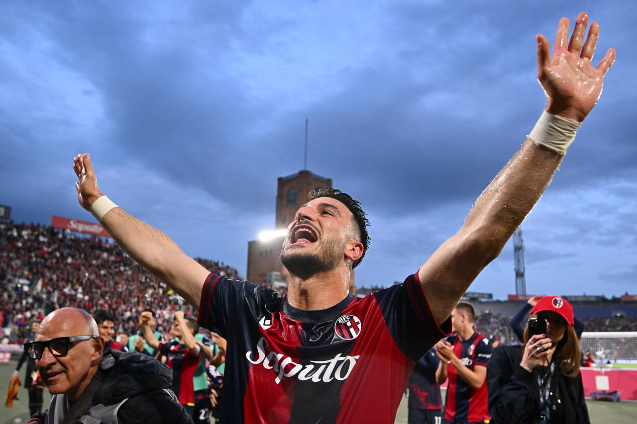 Riccardo Orsolini (Photo by Alessandro Sabattini/Getty Images Via OneFootball)