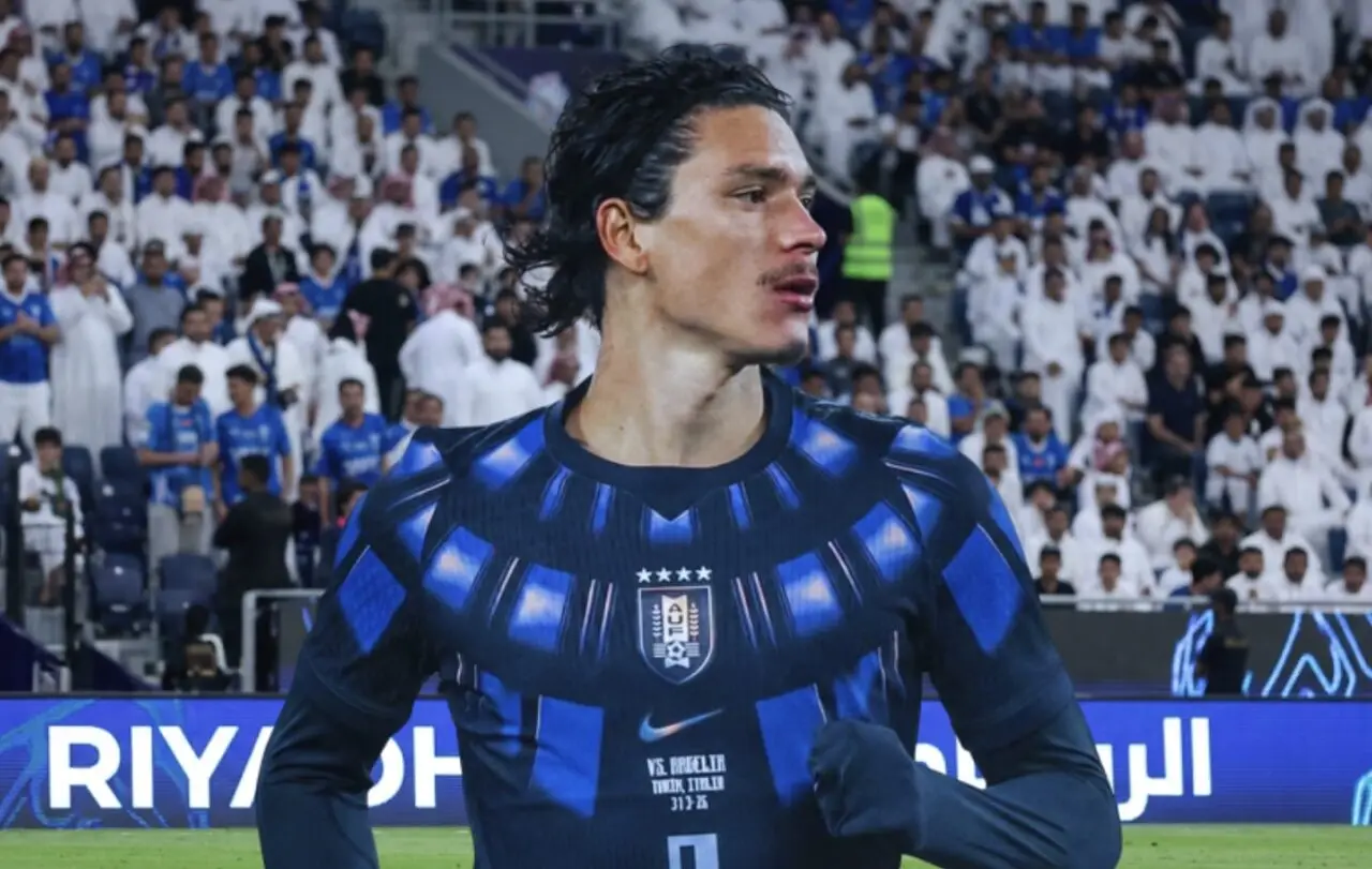 Darwin Núñez sur le terrain à Al-Hilal FC