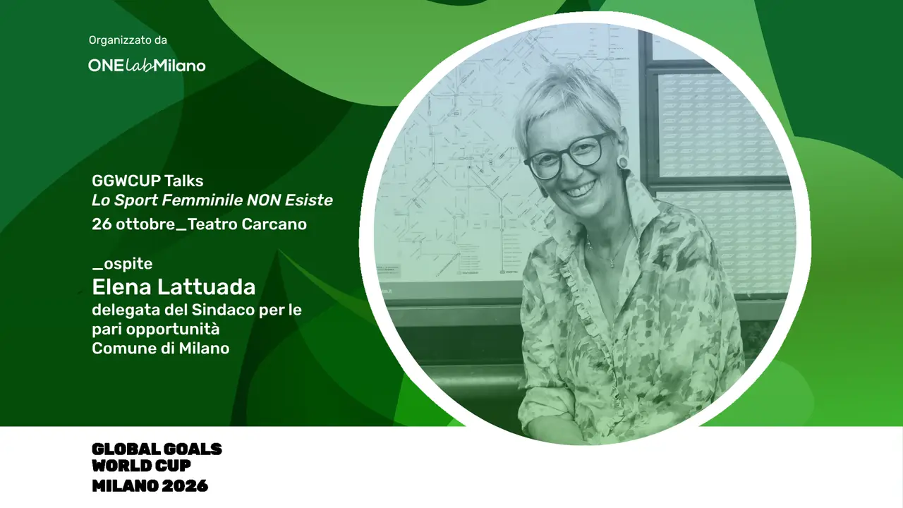 Elena Lattuada è la quinta ospite dell’evento “GGWCUP Talks - Lo Sport Femminile NON esiste” al Teatro Carcano