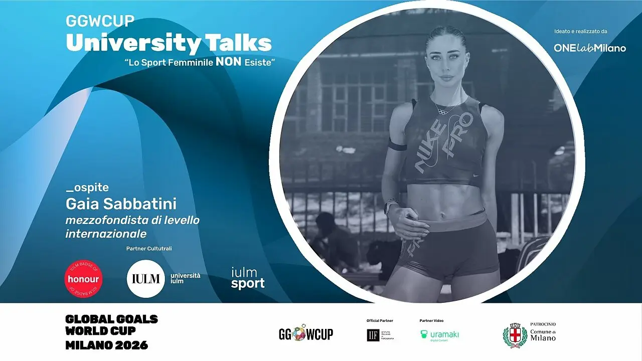 Gaia Sabbatini ospite di "GGWCUP University Talks: Lo Sport Femminile NON Esiste" @IULM
