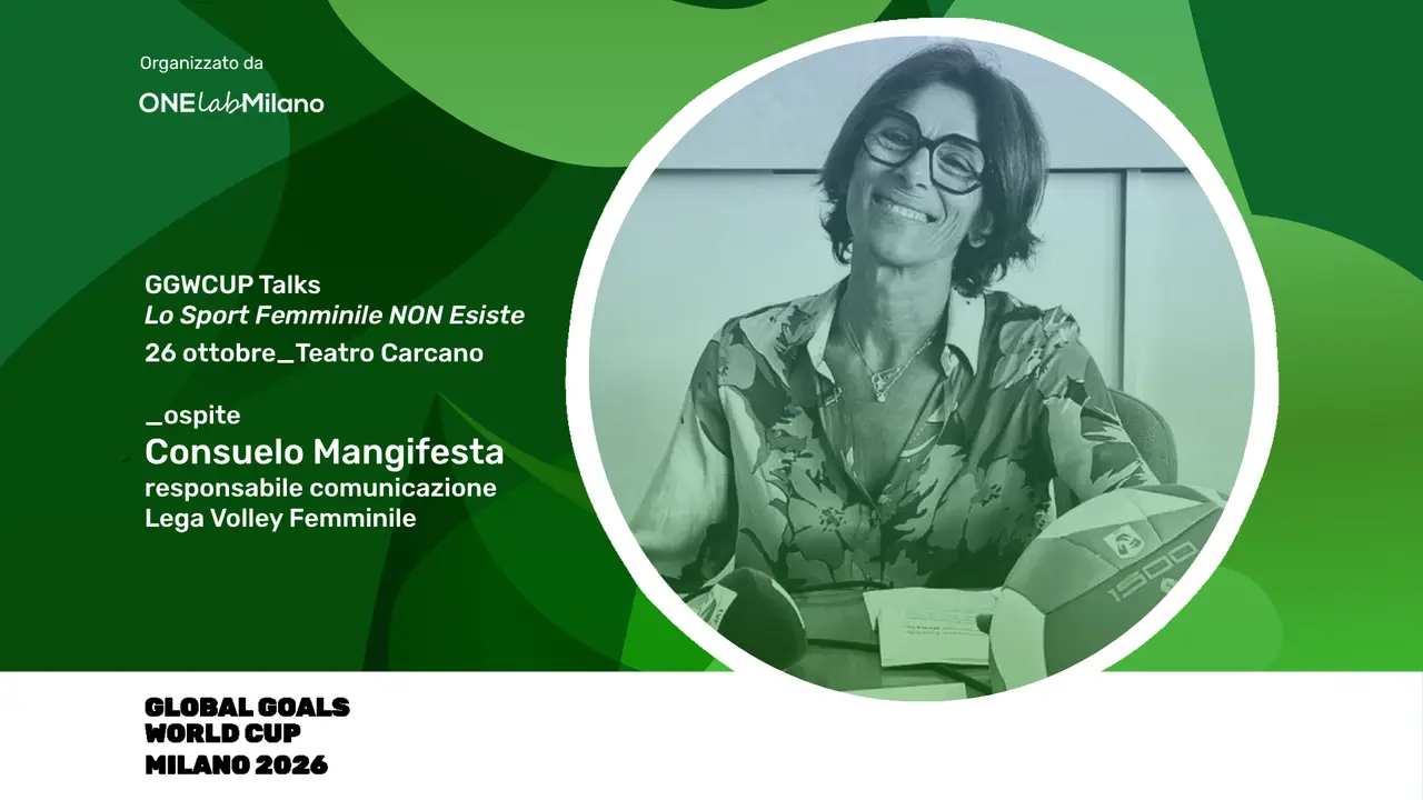 Consuelo Mangifesta è la prima ospite dell’evento “GGWCUP Talks - Lo Sport Femminile NON esiste” al Teatro Carcano