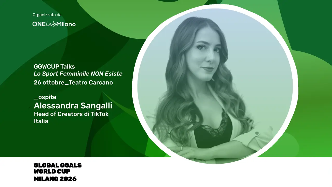 Alessandra Sangalli è la settima ospite dell’evento “GGWCUP Talks - Lo Sport Femminile NON esiste” al Teatro Carcano