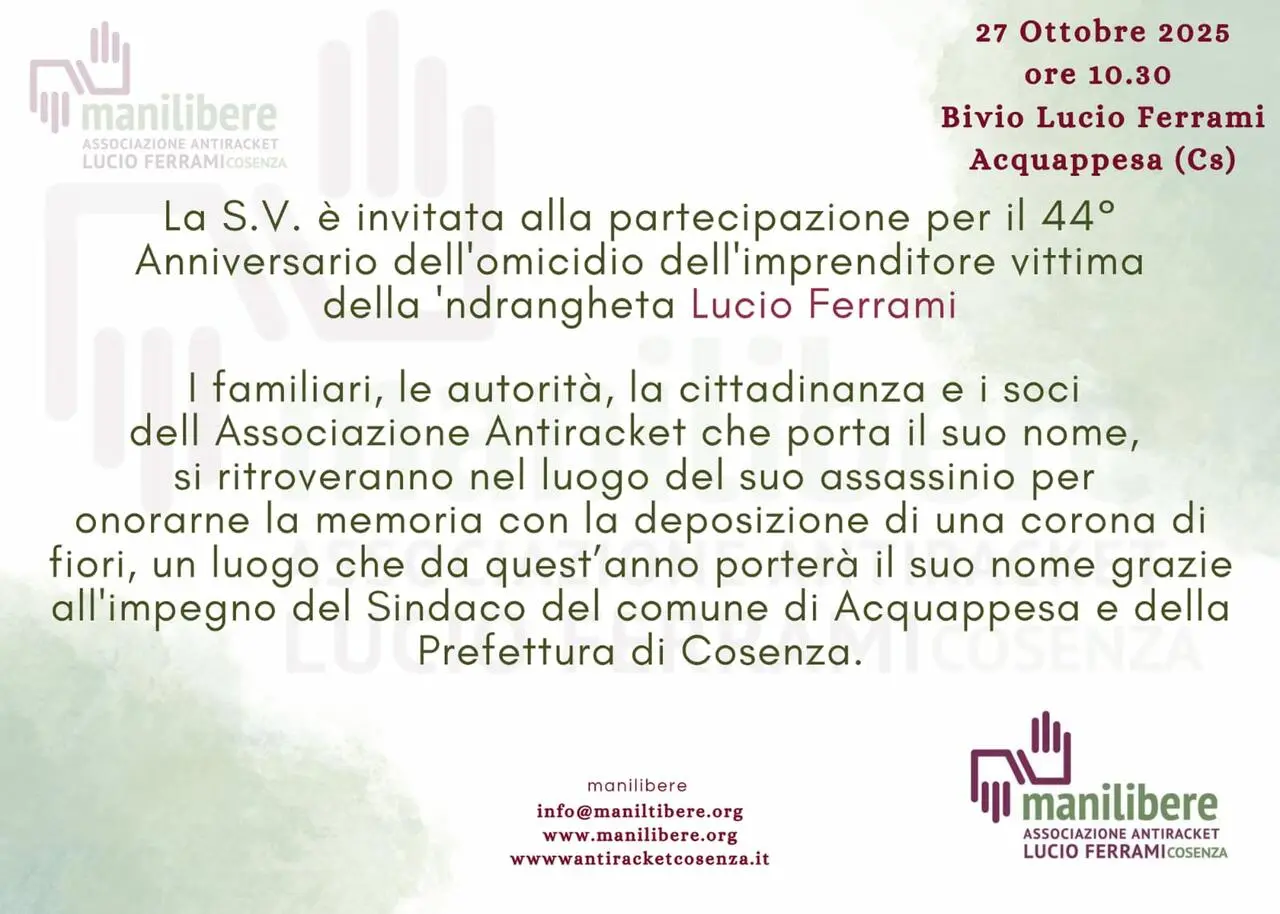 Memorial Lucio Ferrami