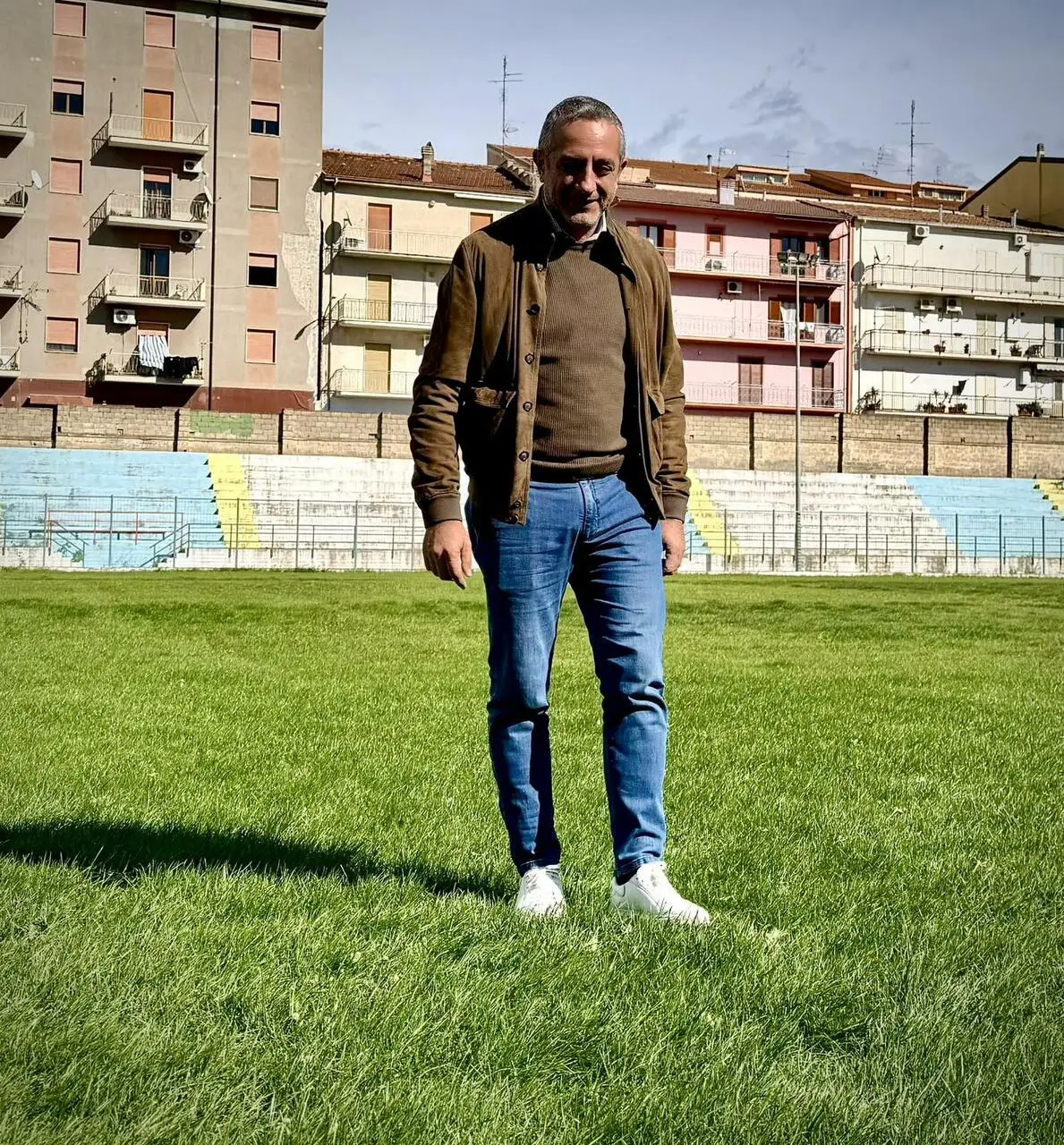 Il sindaco Iacobini allo stadio Toscano dove atterrerà l'elisoccorso