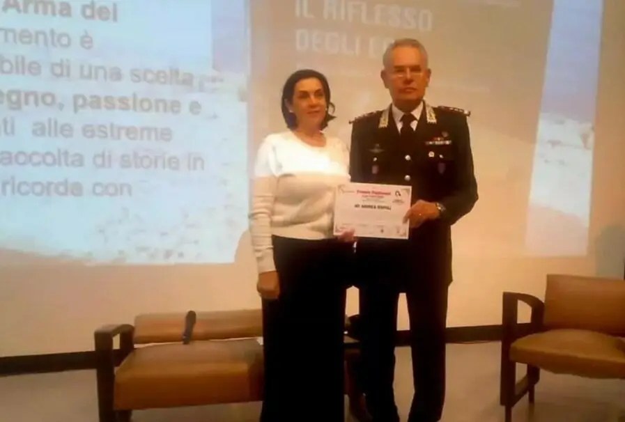 Andrea Rispoli al premio Lea Garofalo