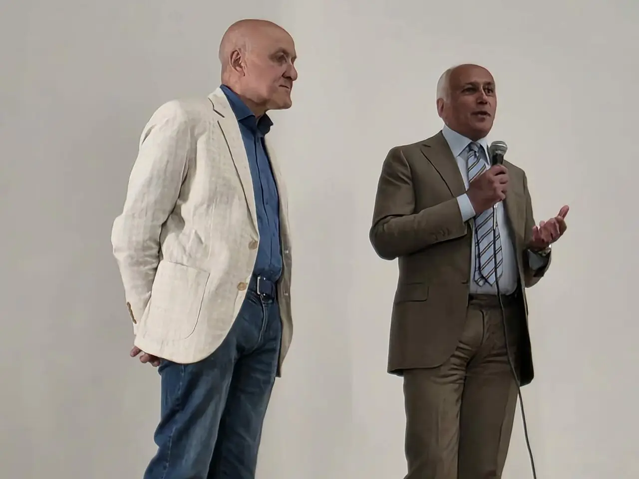 Da sinistra Aldo Trecroci e Franz Caruso
