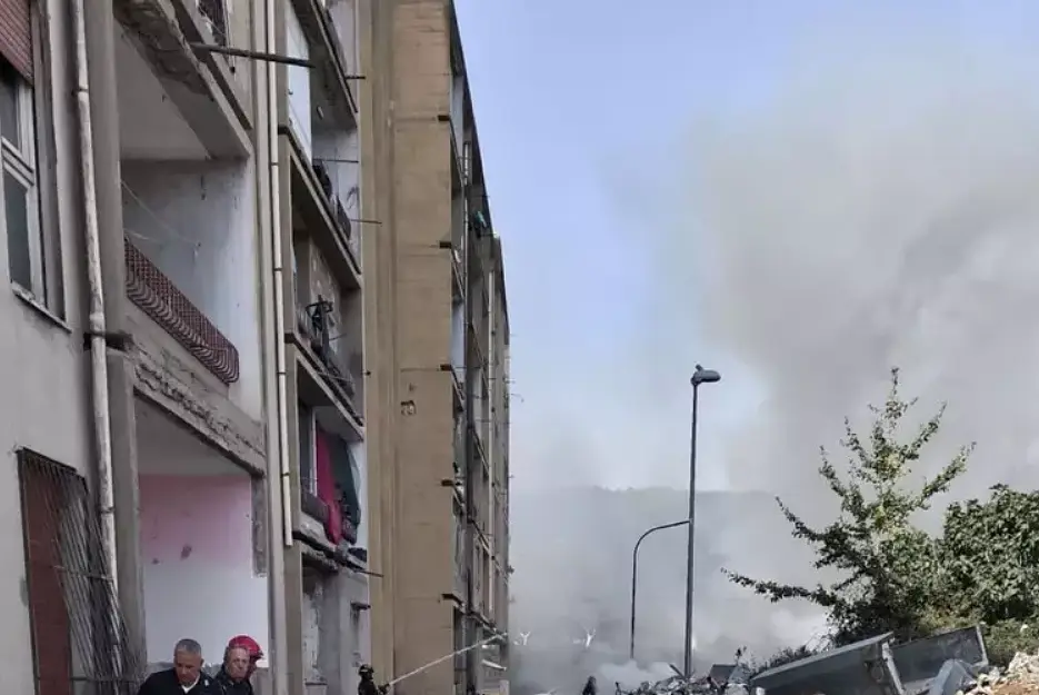 L'incendio di Lamezia