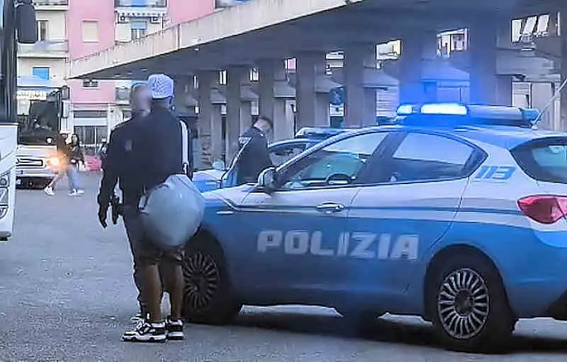 L'intervento della polizia