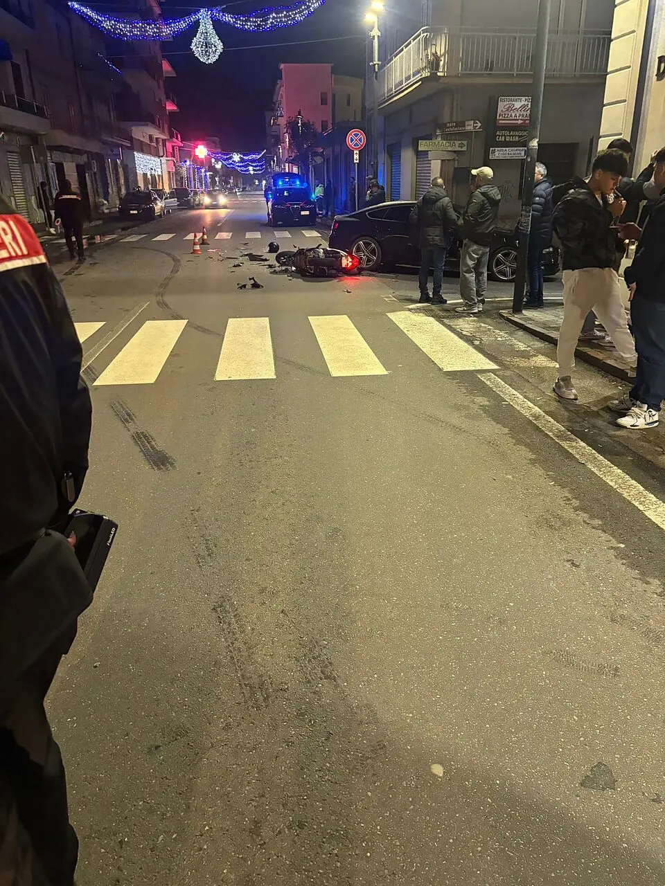 Il luogo dell’incidente mortale