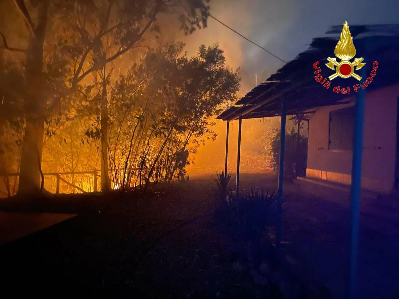 Gli incendi nel vibonese