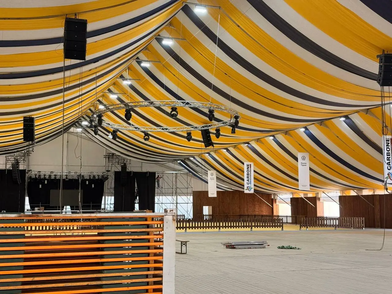 La struttura dell'Oktoberfest