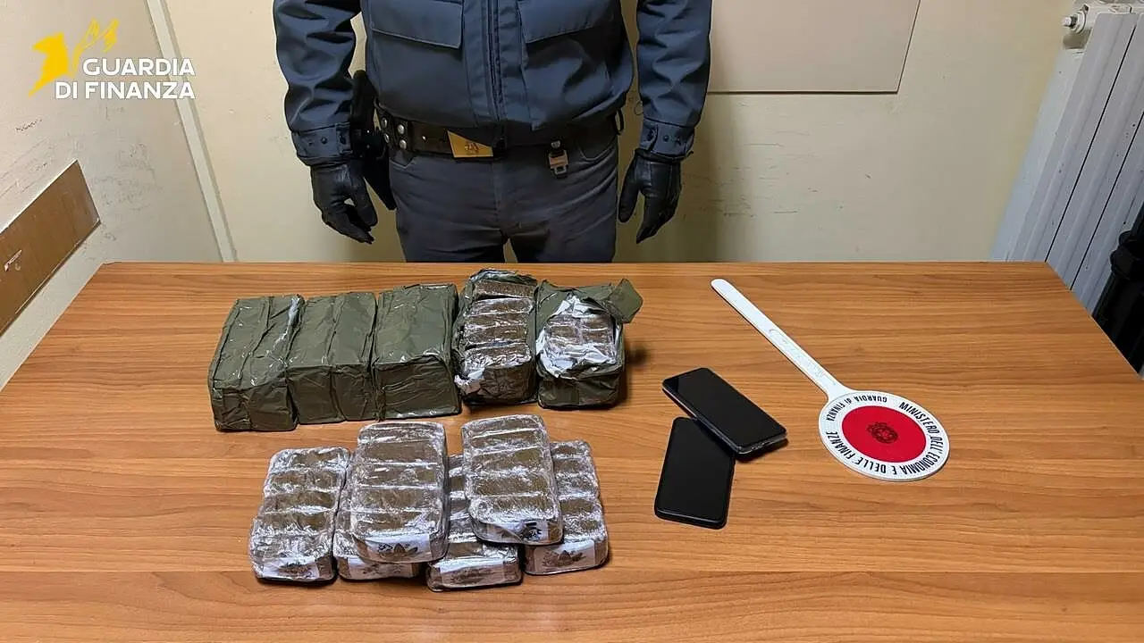 La droga sequestrata