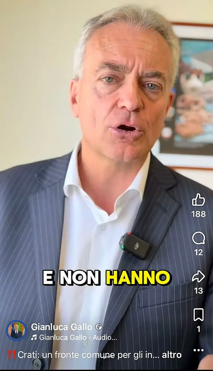 Un frammento del video di Gianluca Gallo