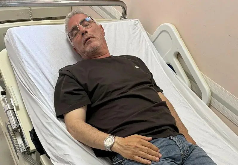 Francesco Arena al pronto soccorso