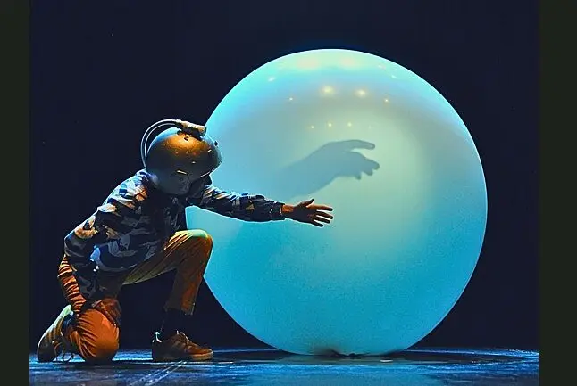 Un momento dello spettacolo