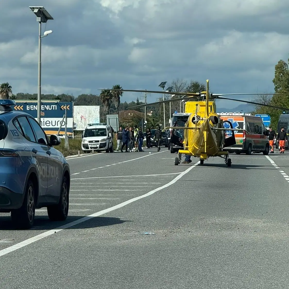 Il luogo dell'incidente (foto Kroton Web)