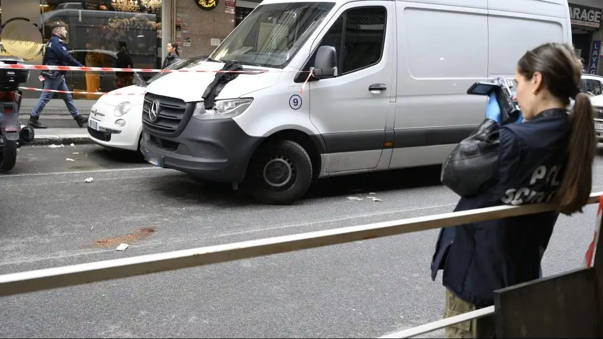 Il luogo dove è caduto il bimbo