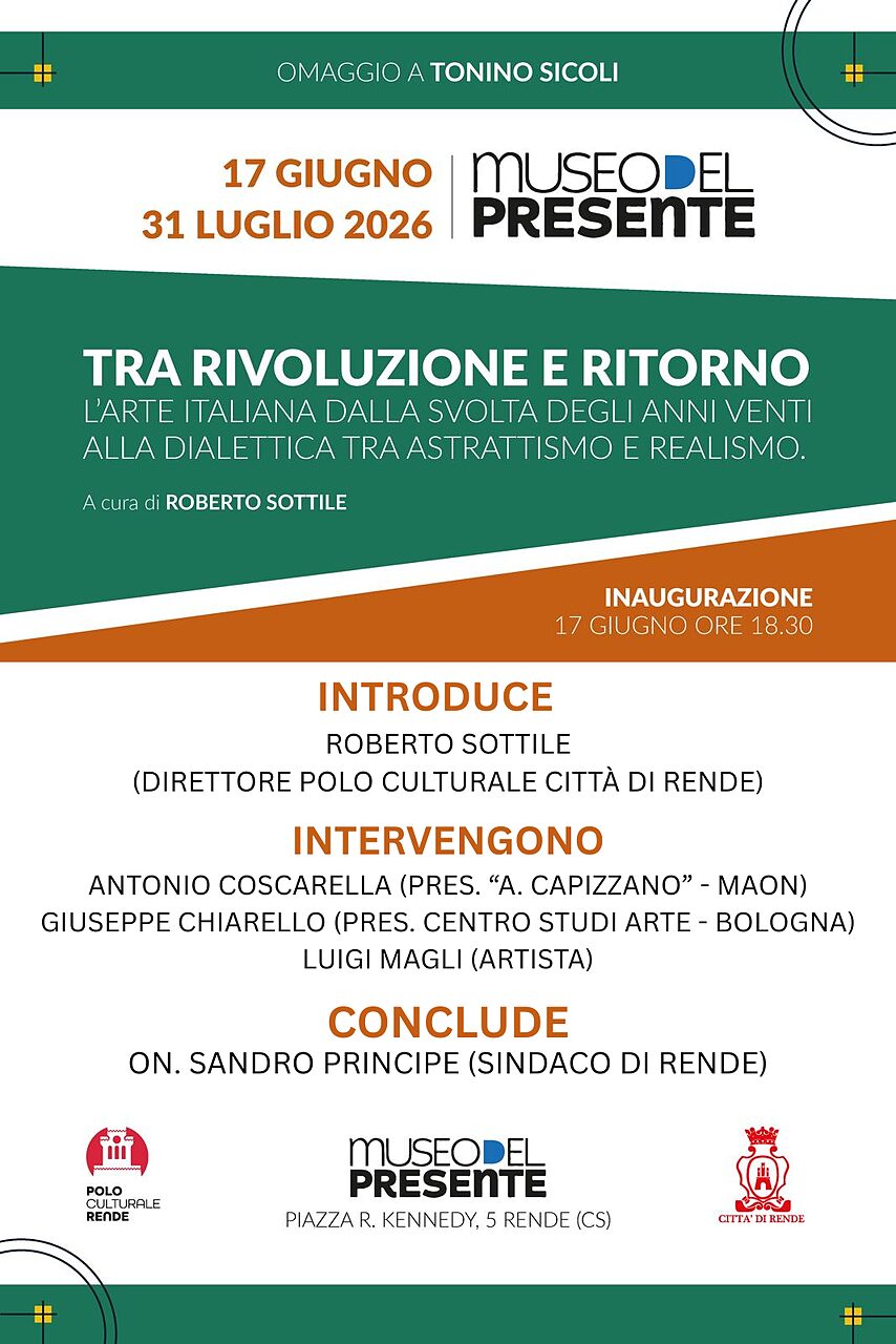 La locandina della mostra