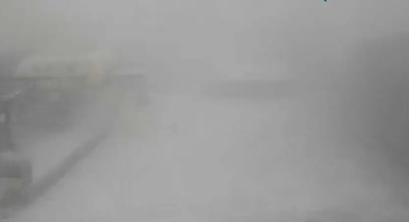 La neve sugli impianti da sci in Sila