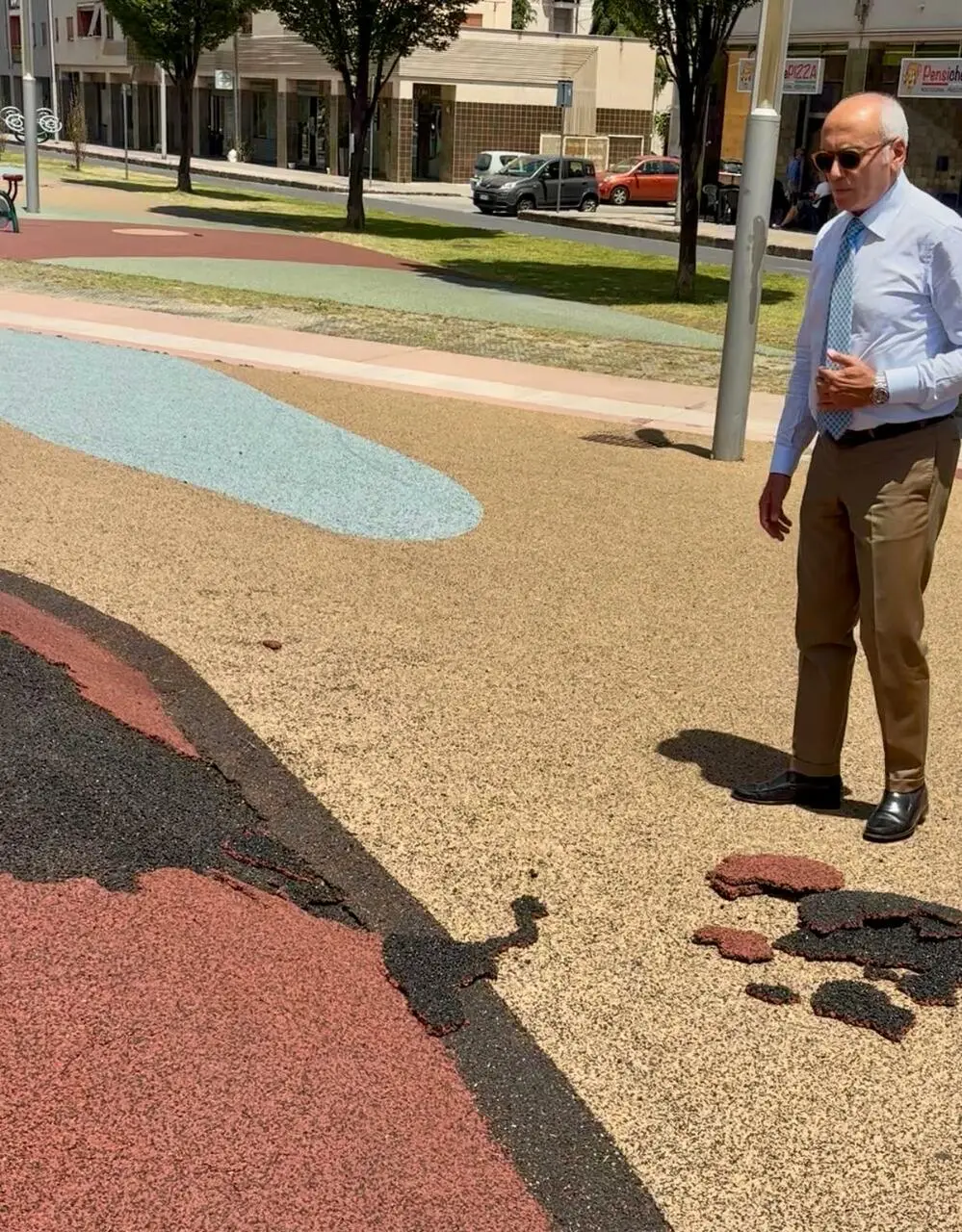 Il sindaco Caruso al Parco del Benessere