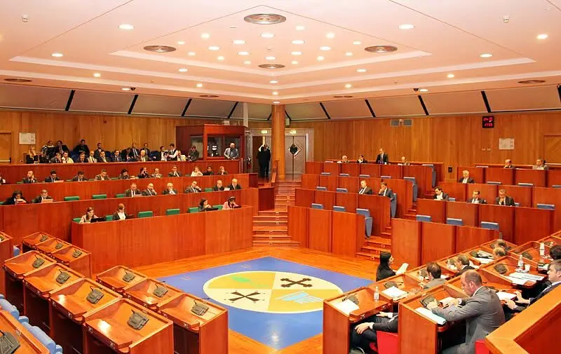 L'aula del consiglio regionale