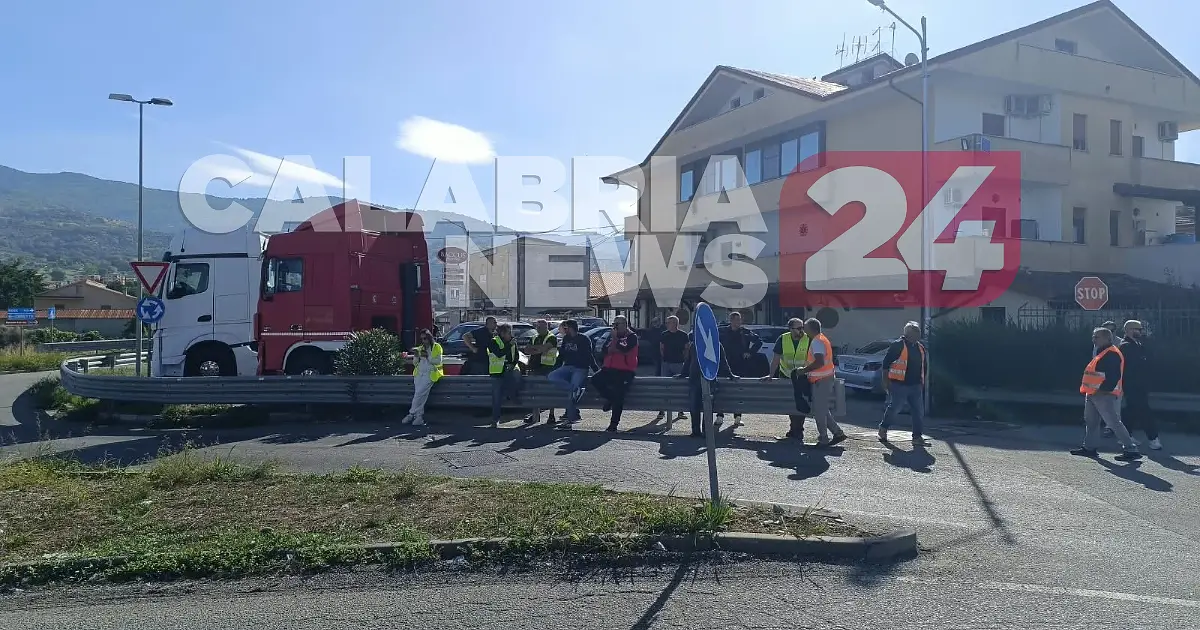 Autotrasportatori calabresi in protesta