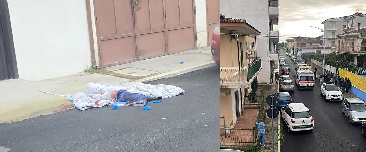 Il piumone caduto dal secondo piano e il quartiere della donna