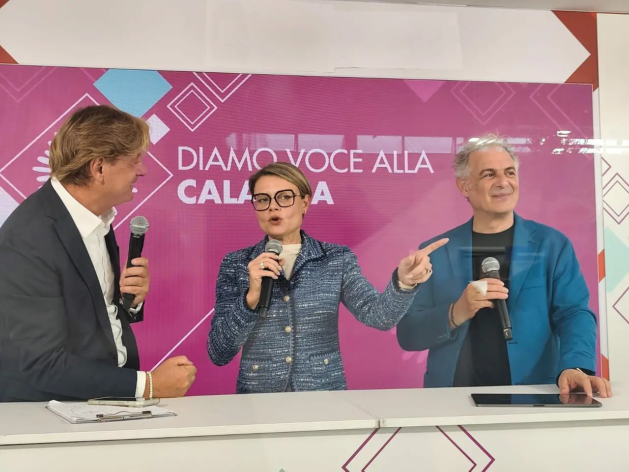 Ivana Jelinic negli spazi della Regione Calabria