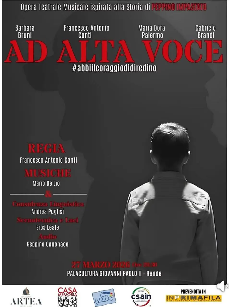 La locandina dello spettacolo