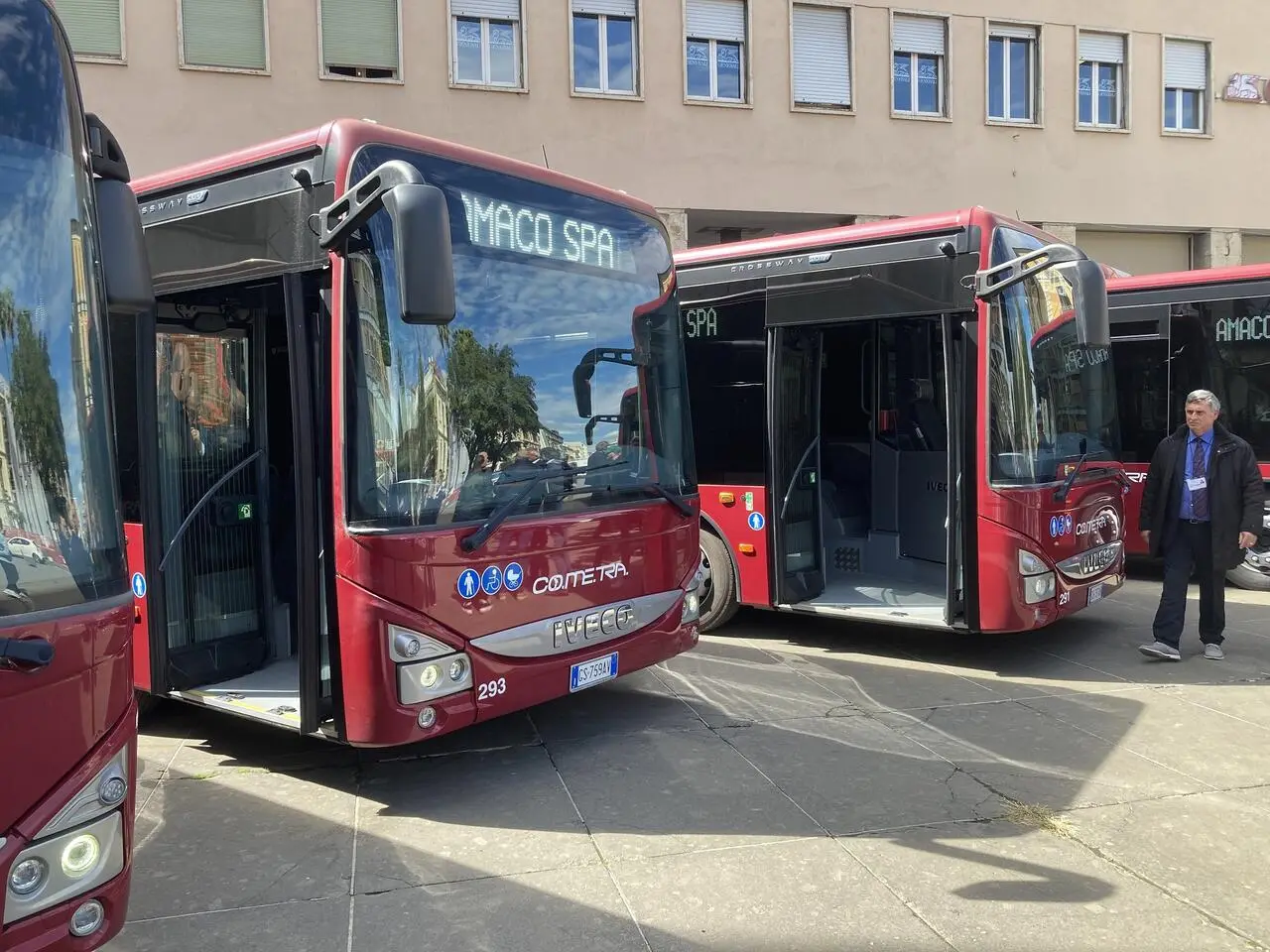 I nuovi bus Amaco