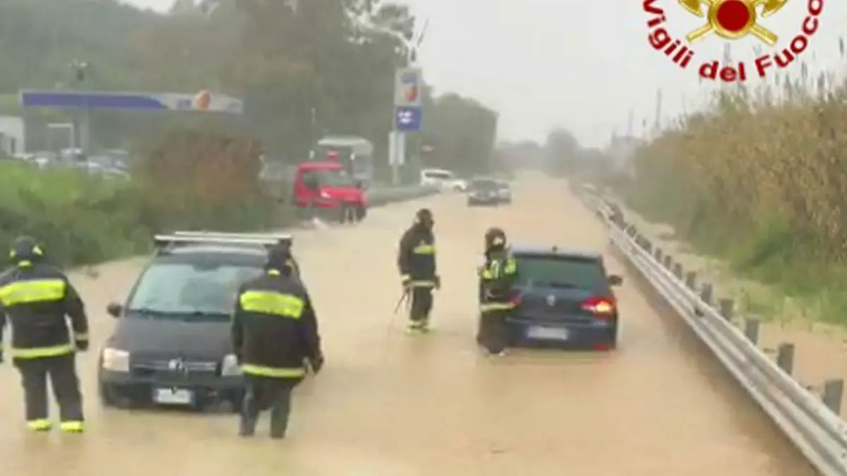 Il maltempo a Crosia