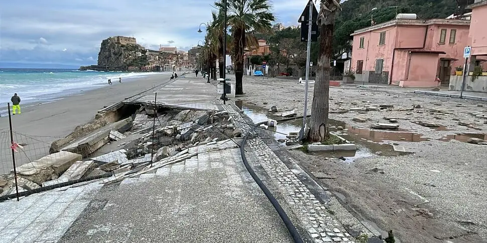 I danni del maltempo a Scilla