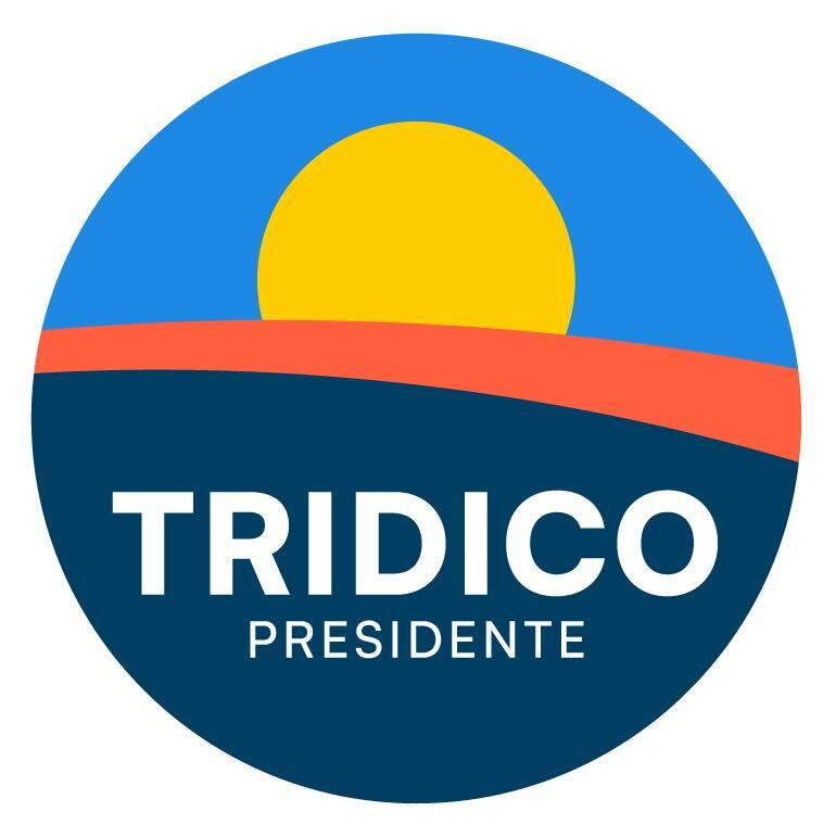 Il simbolo della lista Tridico presidente