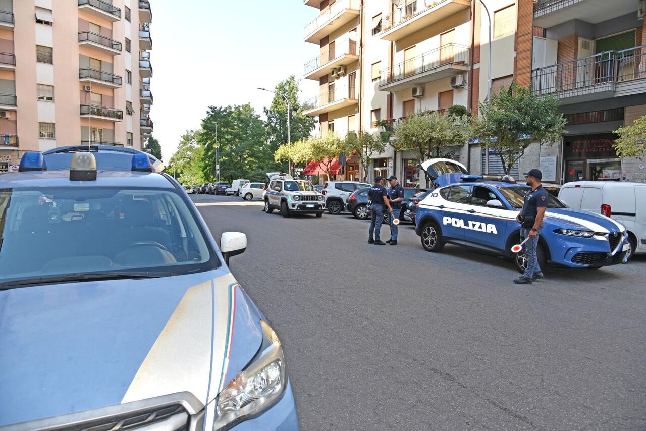 I controlli della polizia a Cosenza