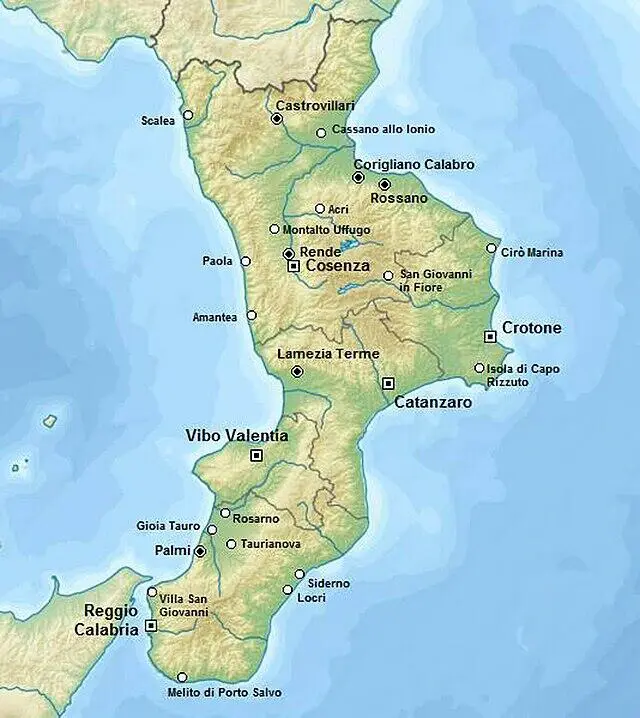Città più importanti della Calabria