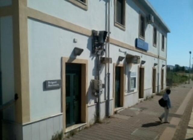 La stazione a Cropani marina