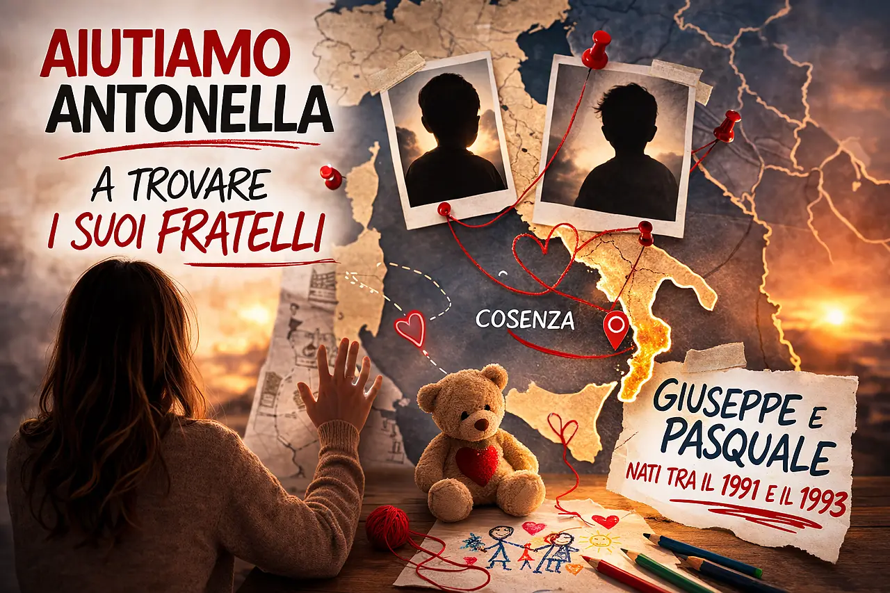 Appello Antonella a trovare i suoi fratelli Giuseppe e Pasquale