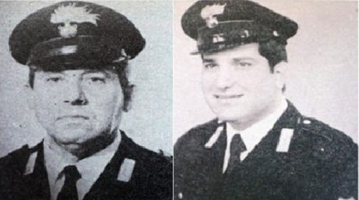 I carabinieri Condello e Caruso