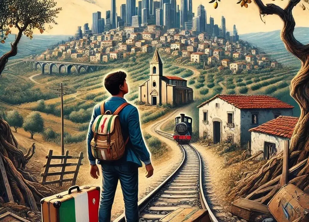 Giovani che emigrano