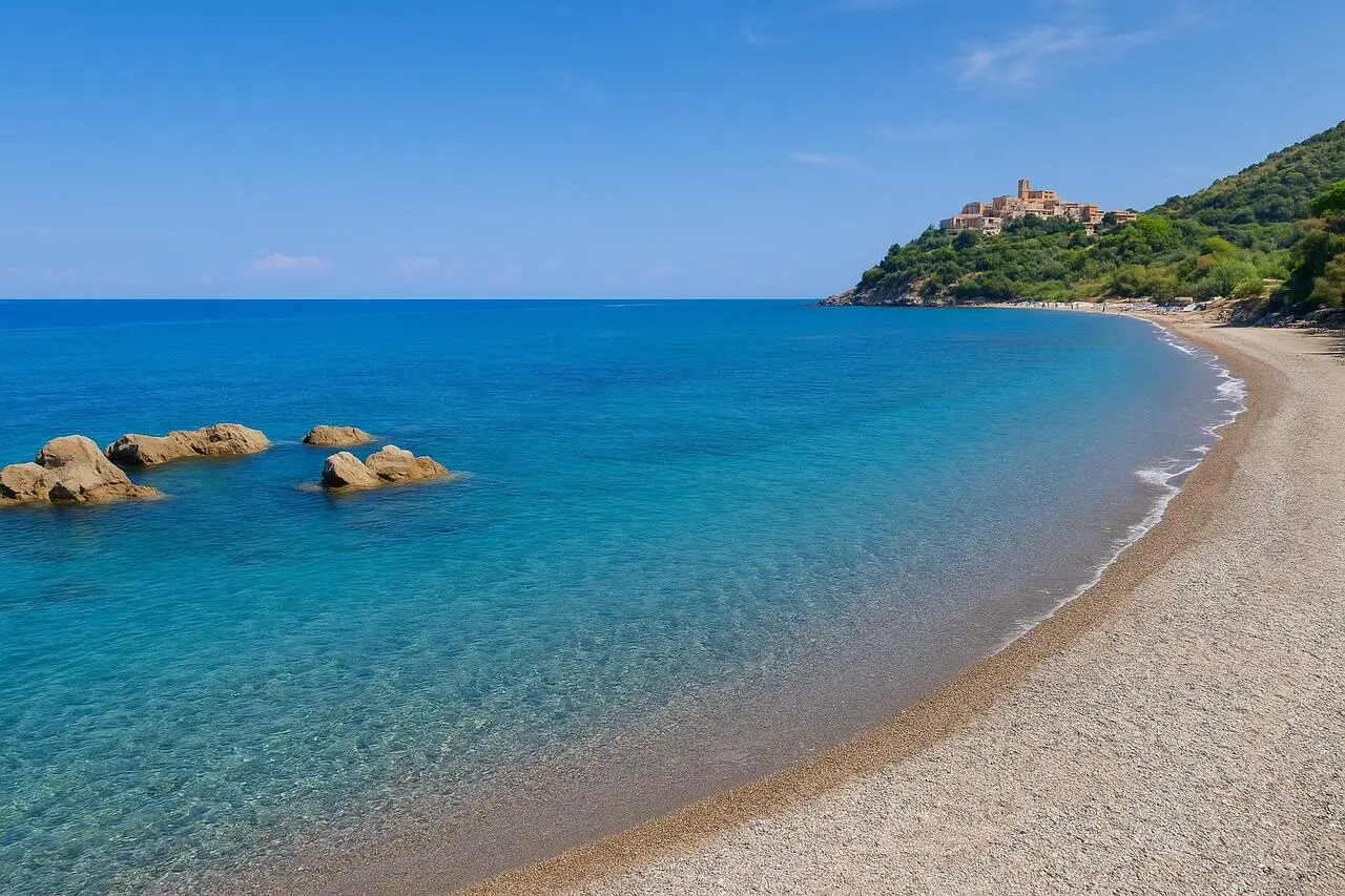 La spiaggia di Belmonte Calabro