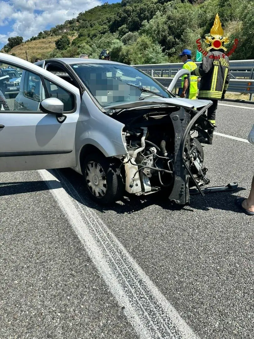 L'auto incidentata